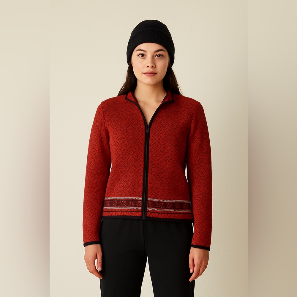 Merino Wool Zipped Sweater